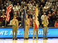 Troop 380 Honor Guard at the Penn State Lady Lions Basketball Game Feb. 20th, 2013