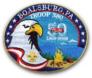 Troop 380 50th Anniversary Patch Design